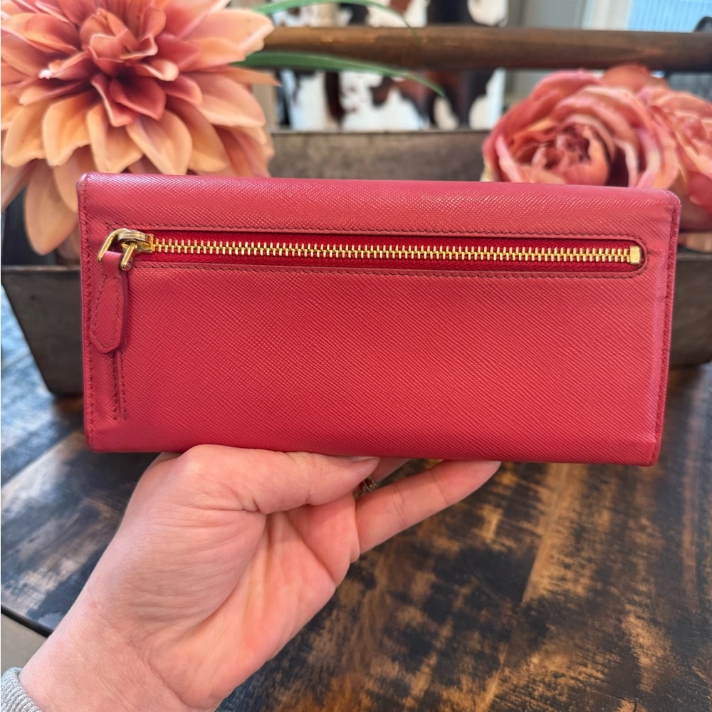 Prada Pink Leather Chain Wallet Crossbody - Picture 7 of 16